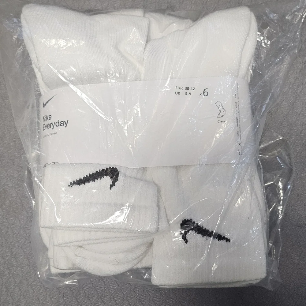 6 Pairs Nike Cushion Crew Sock